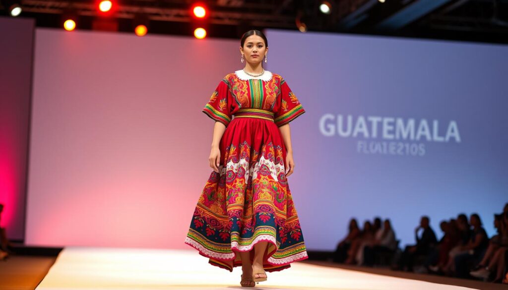 Baju Tradisional Guatemala di Acara Mode Dunia