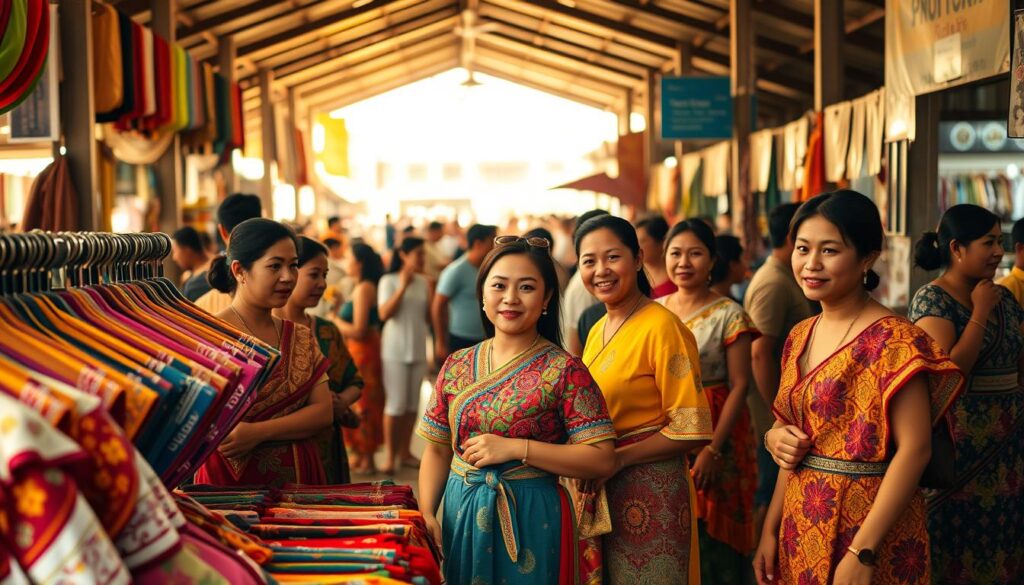 pasar global baju tradisional