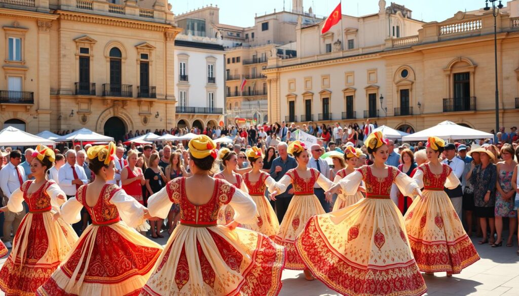 Baju Tradisional Malta di Festival Budaya