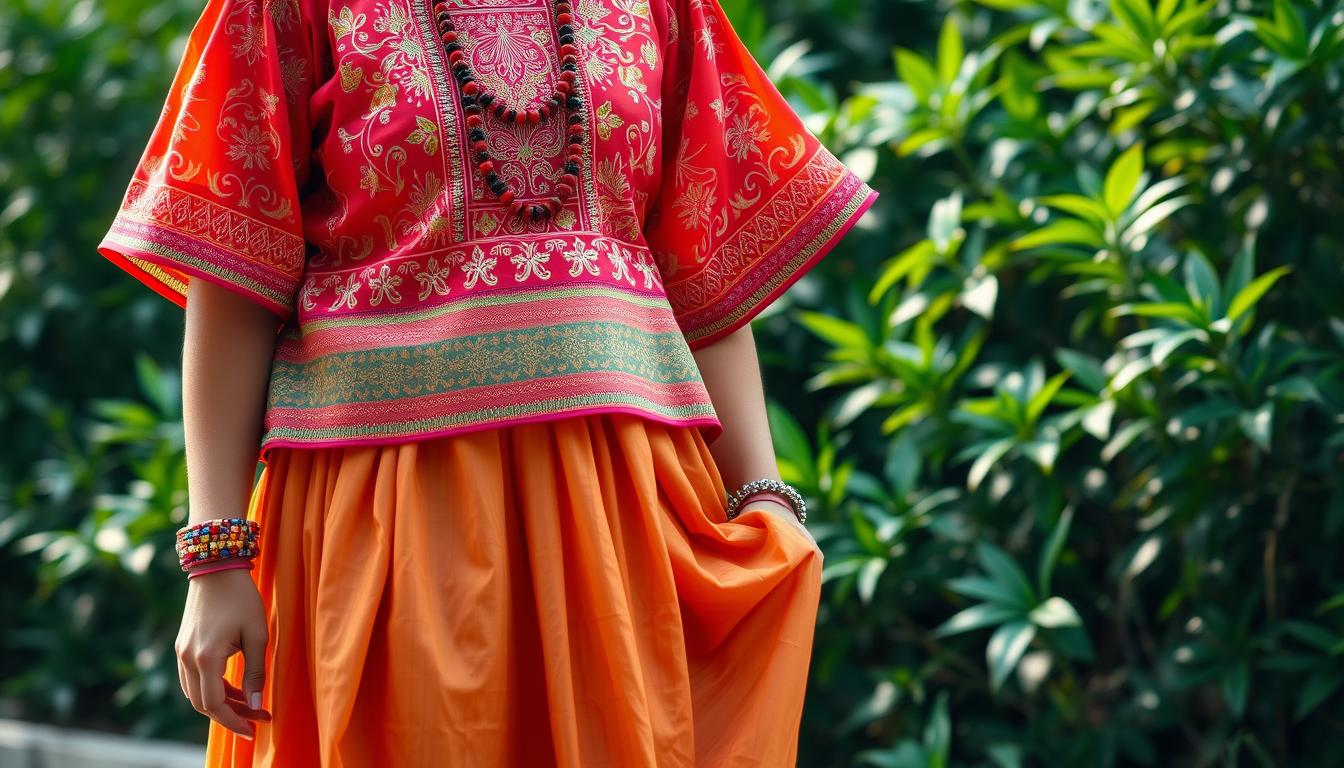 baju tradisional Laos
