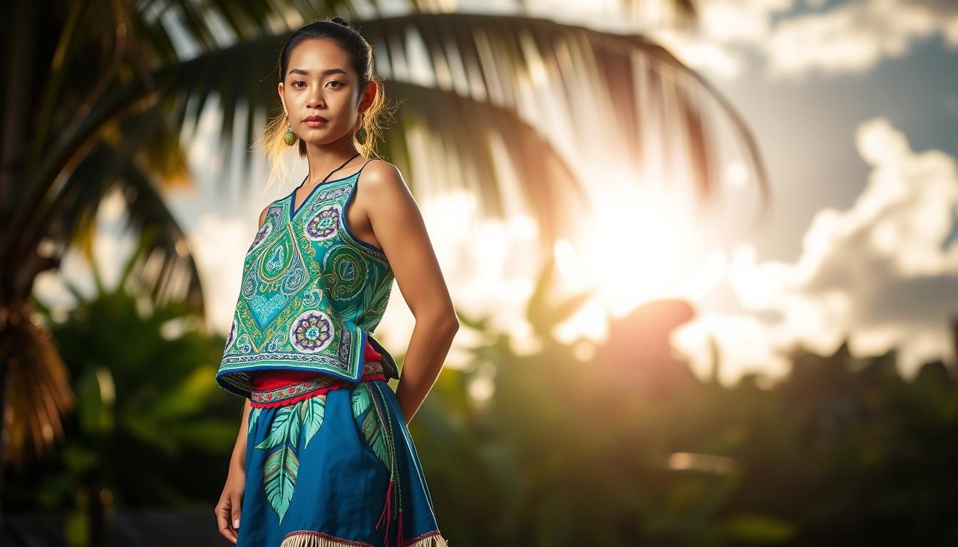 baju tradisional Mikronesia
