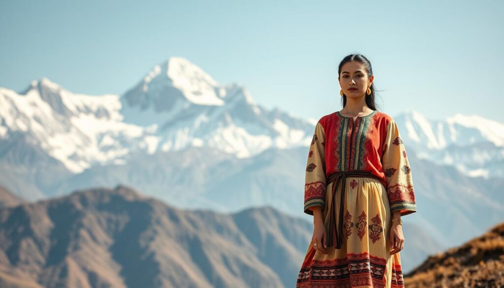 desain baju Nepal ramah lingkungan