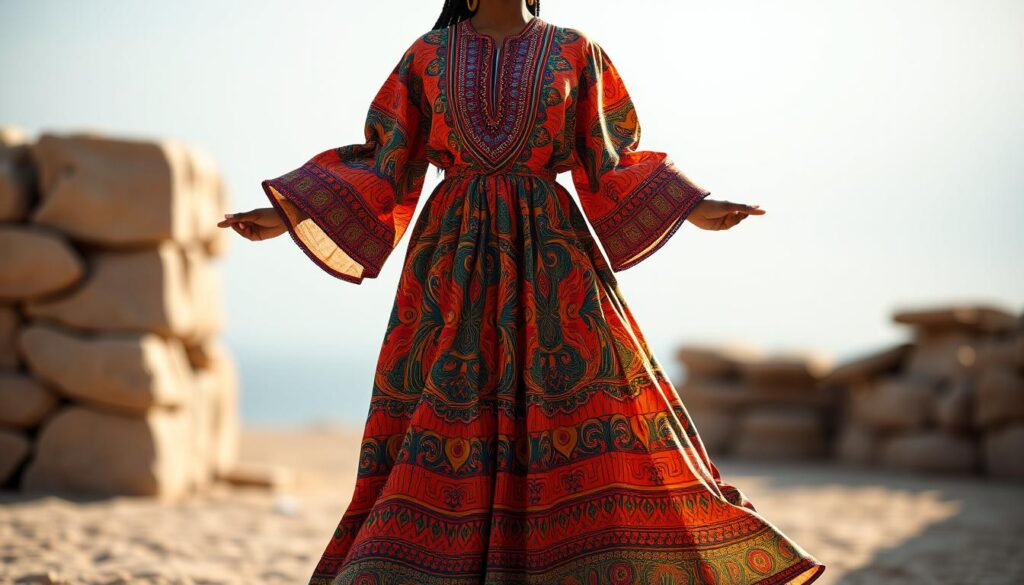 desain baju tradisional Nigeria