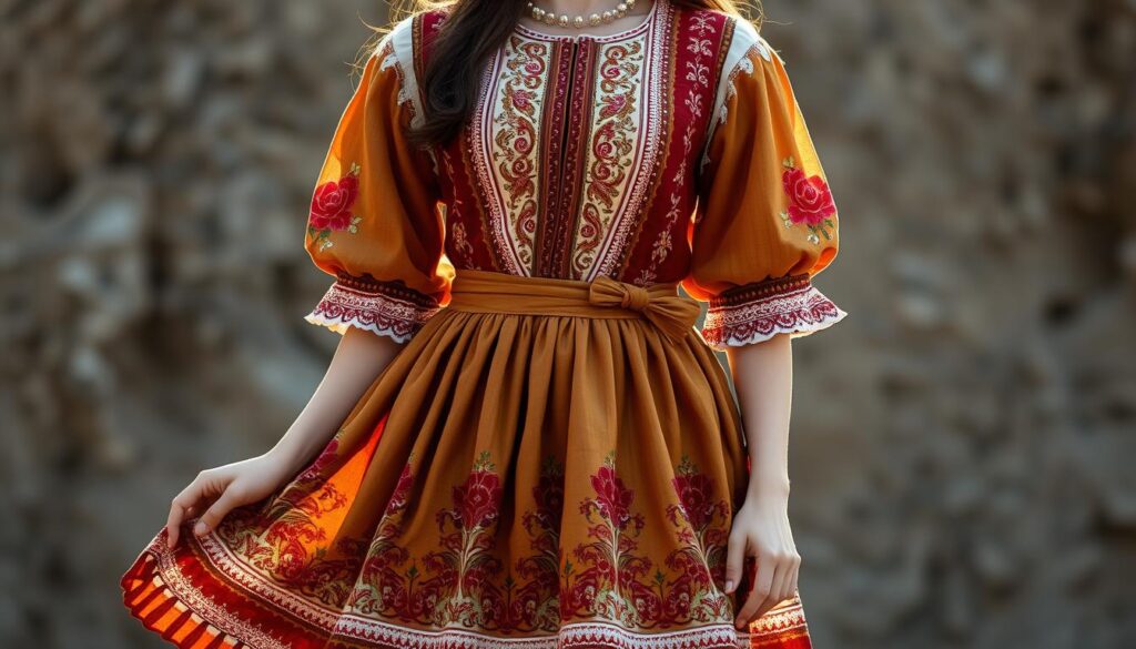 desain busana tradisional Latvia