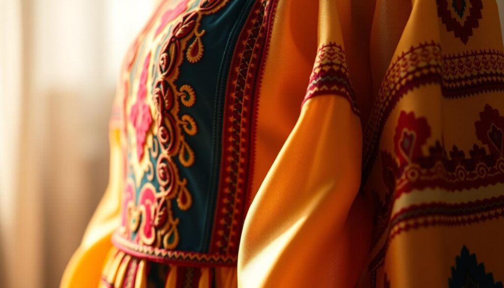 model baju tradisional Kazakhstan