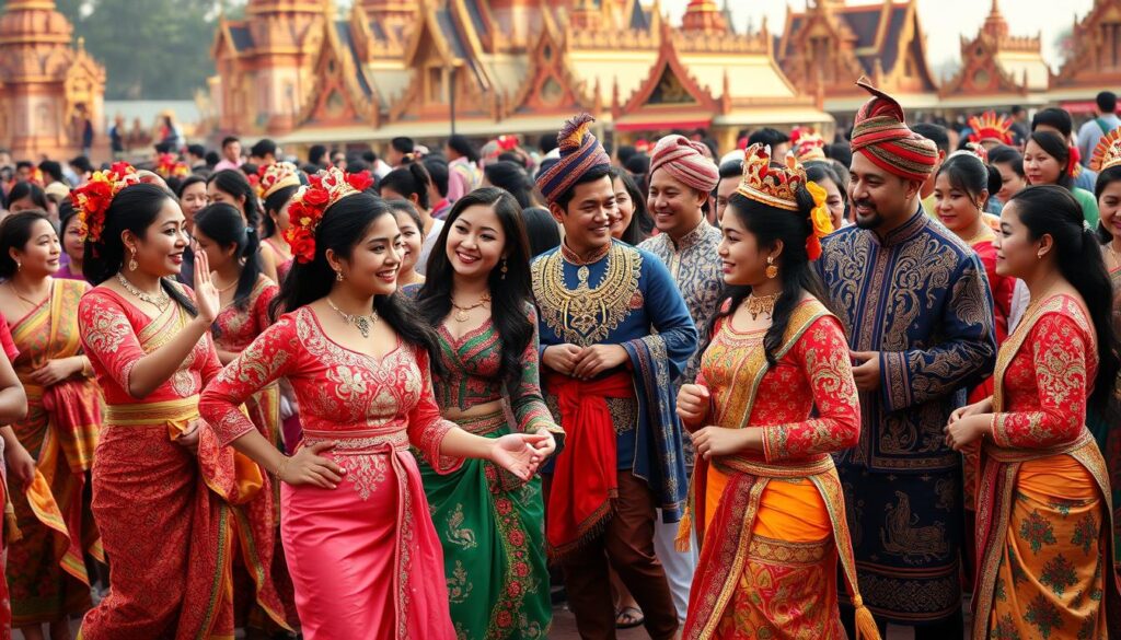 perayaan baju tradisional Kamboja