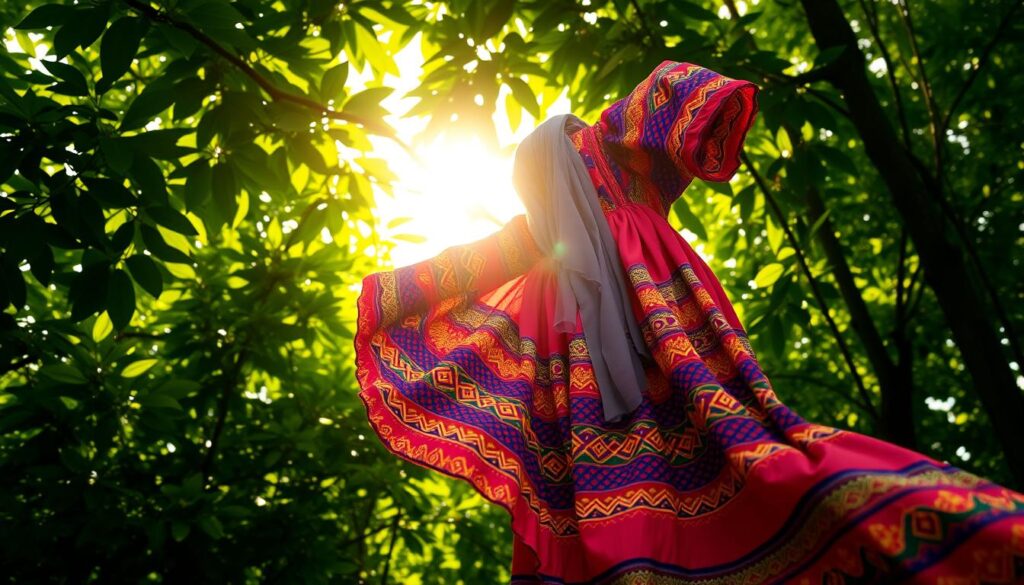 warna baju tradisional Kolombia