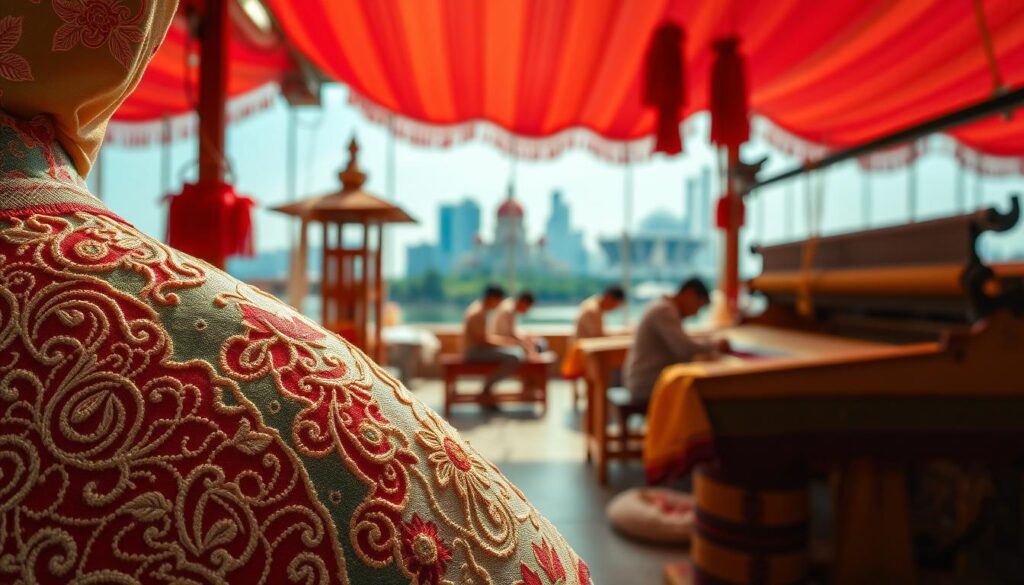 Bahan baju tradisional Singapura