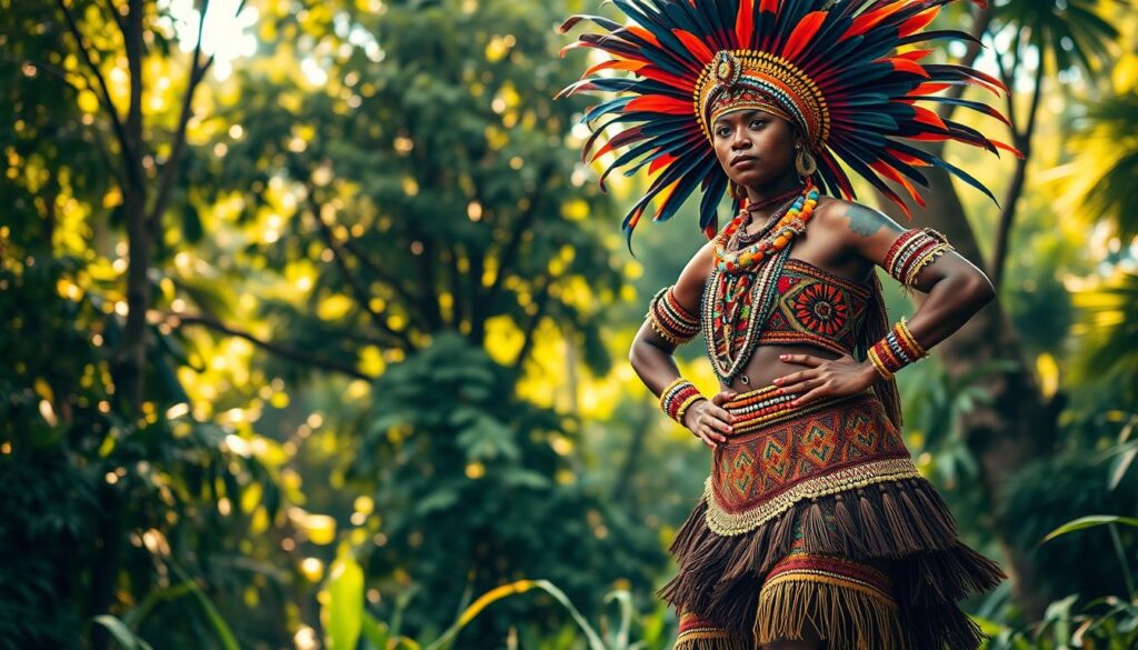 Baju Tradisional Papua Nugini dalam Seni dan Musik