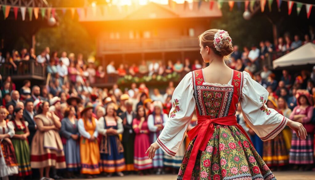 Baju Tradisional Slowakia dalam Festival Budaya