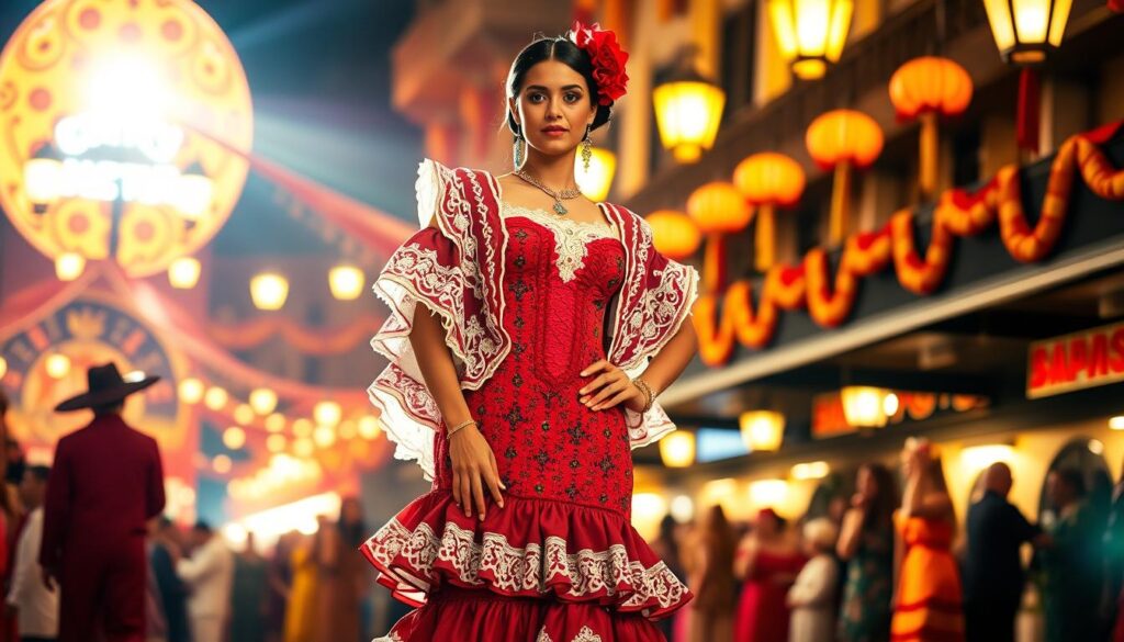 Baju Tradisional Spanyol dalam Festival Flamenco