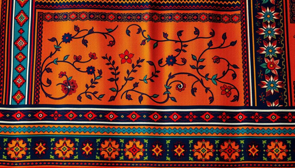 Motif baju tradisional Uzbekistan