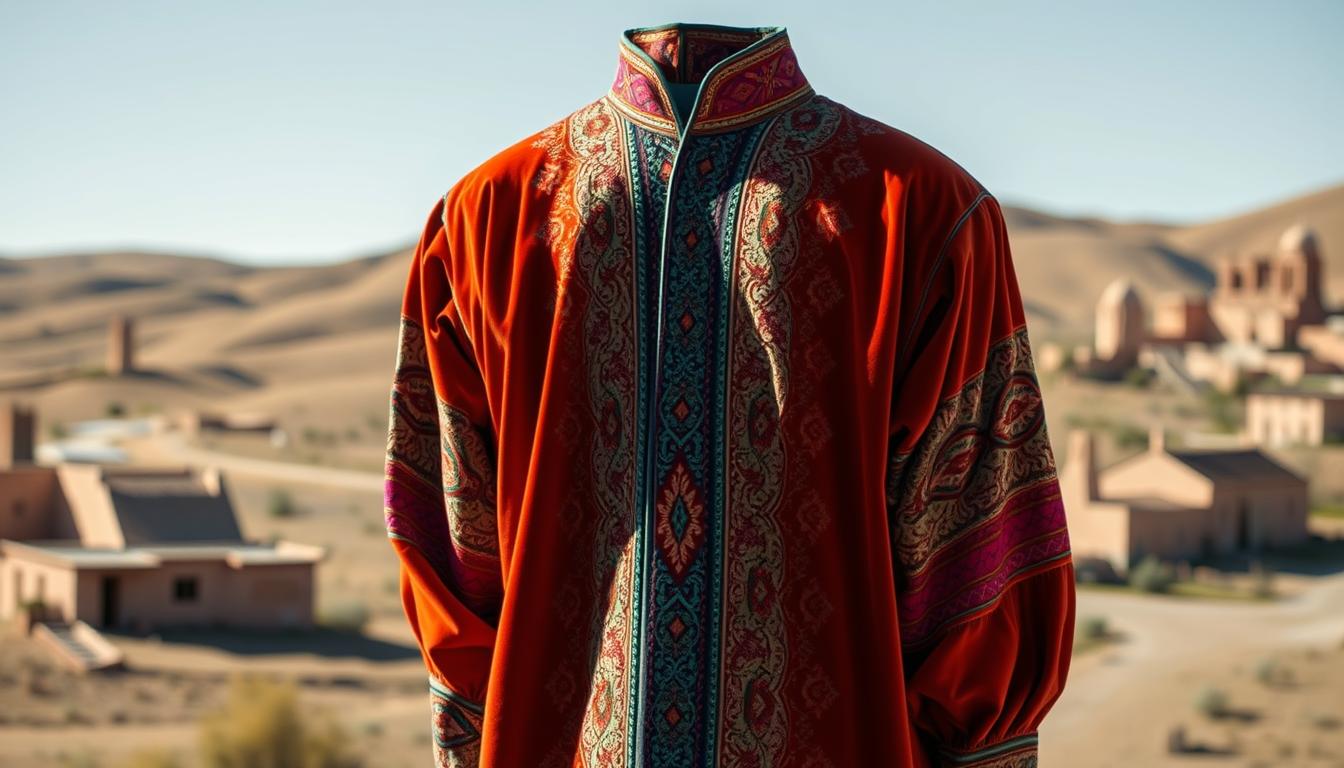 baju tradisional Uzbekistan