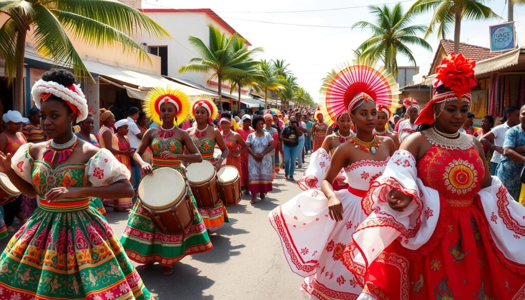 busana tradisional Sao Tome