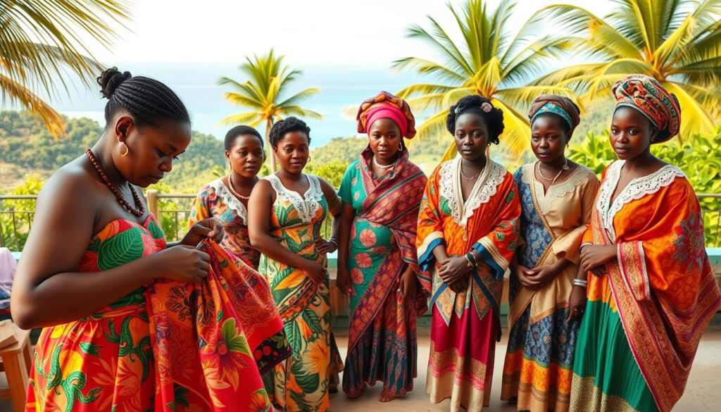 busana tradisional Seychelles