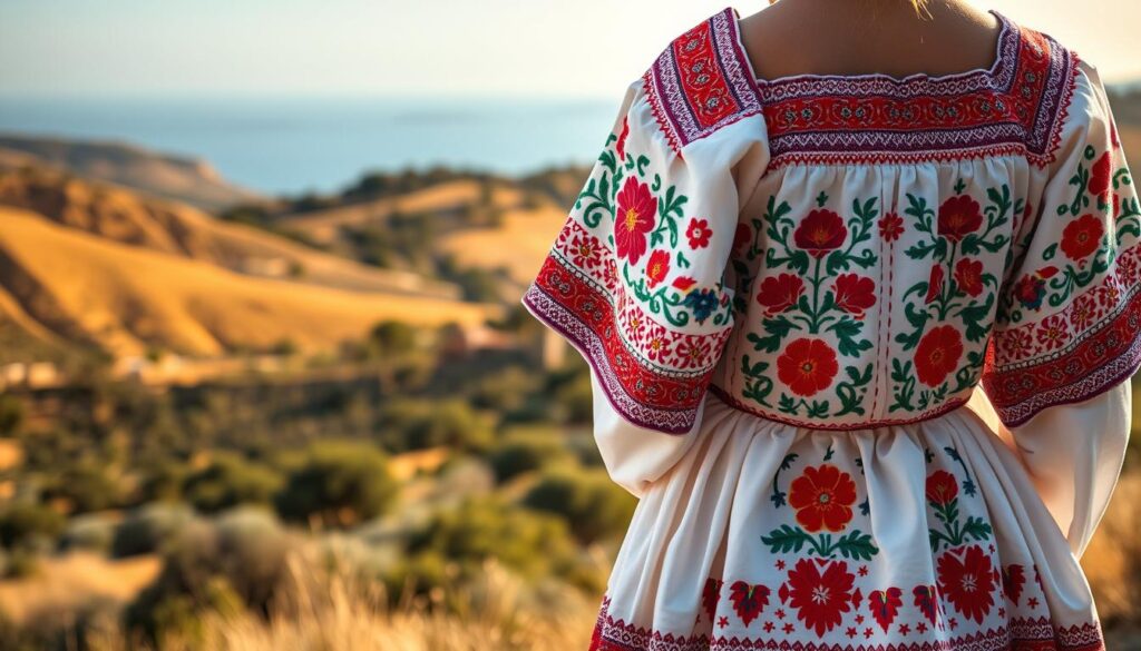 desain baju Siprus tradisional