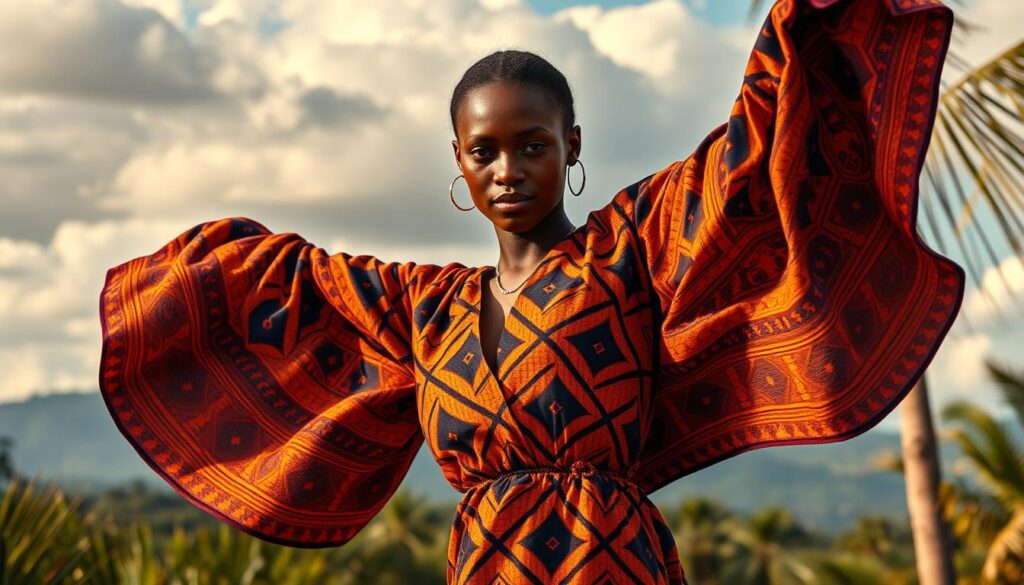 desain baju tradisional Tanzania