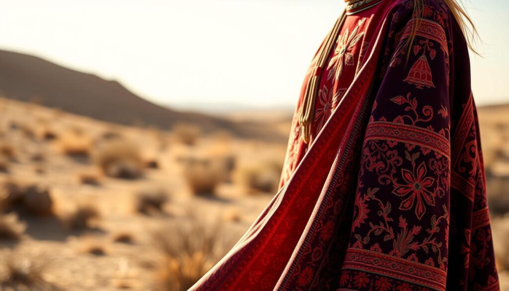 motif baju tradisional Turkmenistan