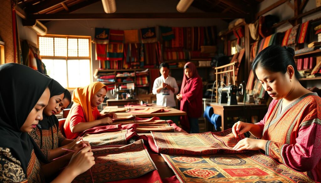 pelatihan baju tradisional