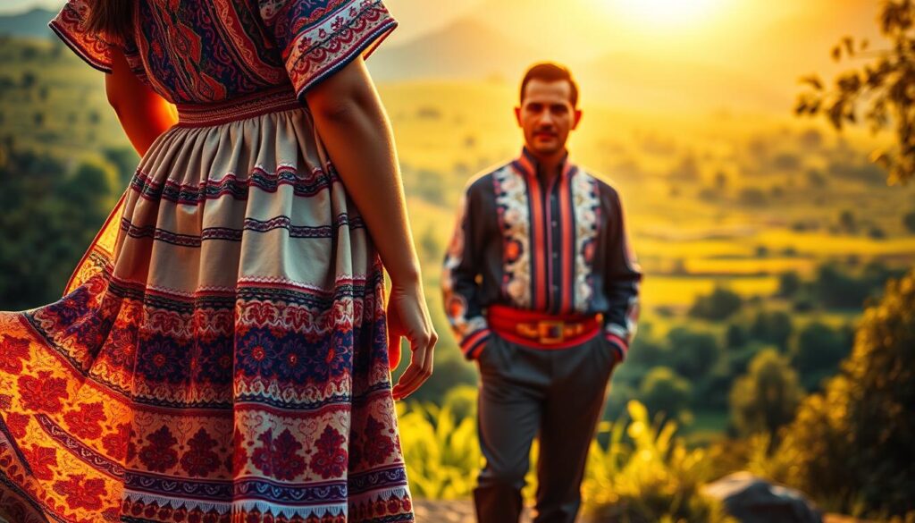 peranan gender baju tradisional Paraguay