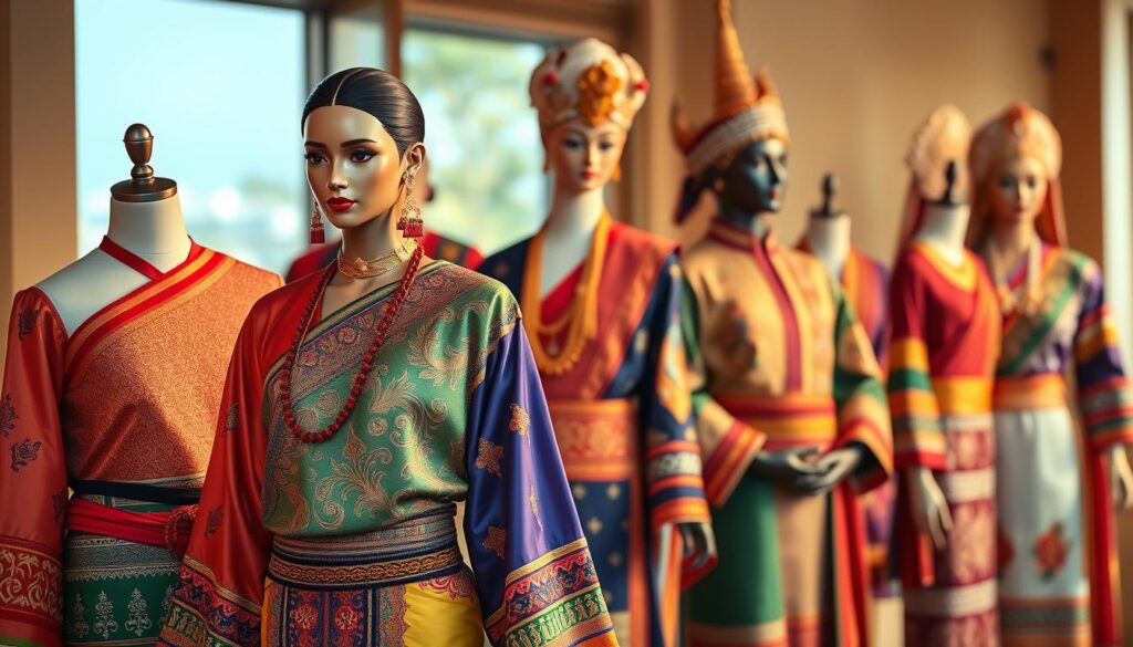 perbandingan baju tradisional Thailand