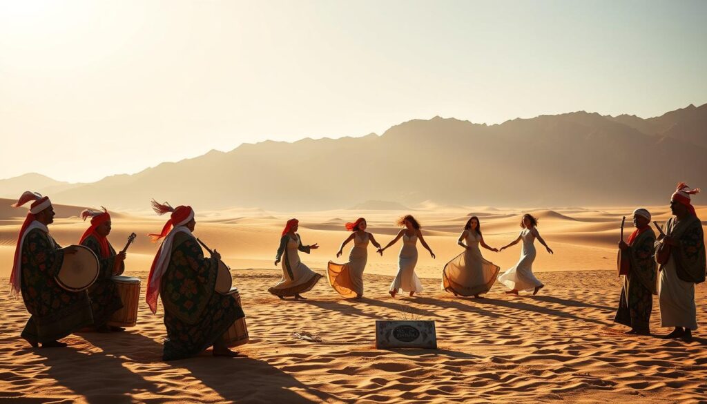 Pertunjukan Seni Tradisional Arab Sahrawi