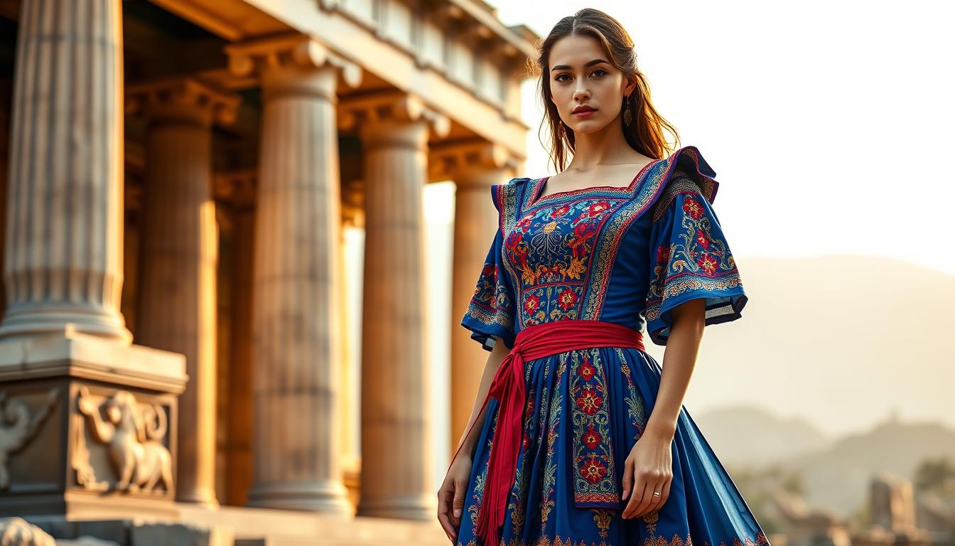 baju tradisional Yunani