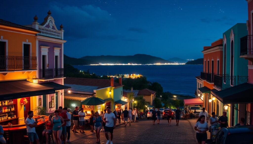 kegiatan malam di Antigua