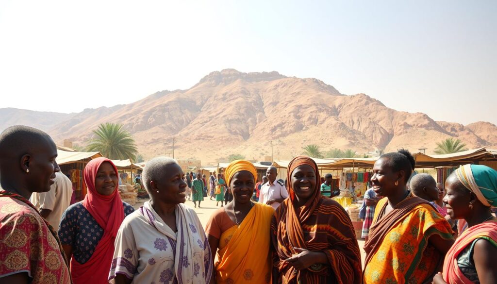Interaksi dengan Penduduk Lokal Chad