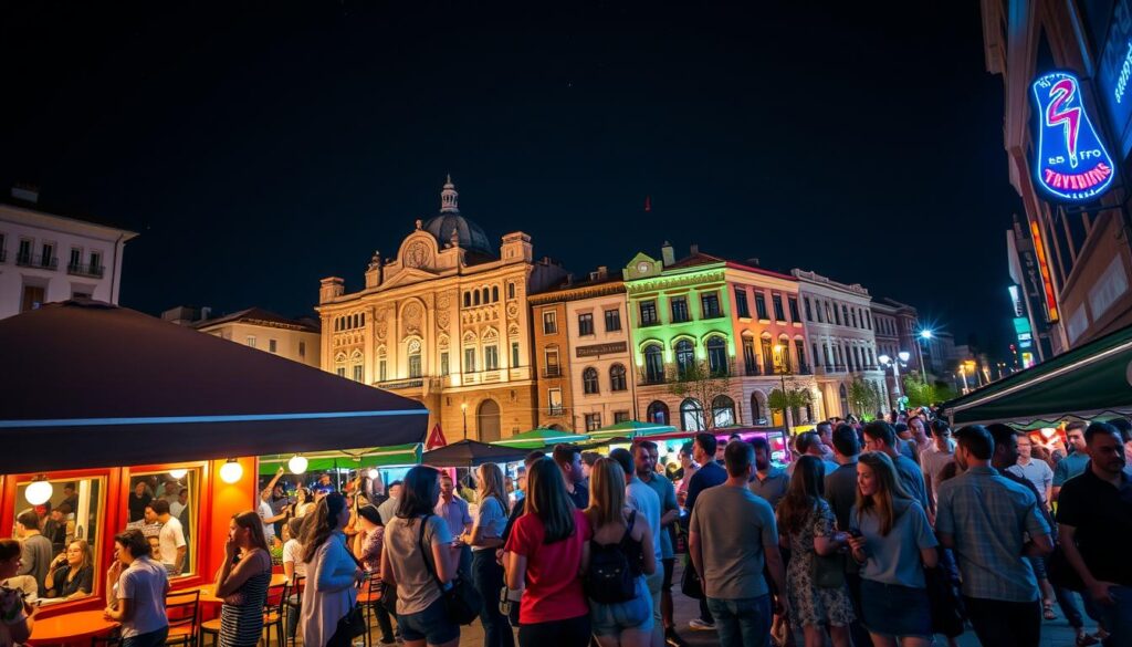 Kehidupan Malam di Pristina Kehidupan Malam di Pristina